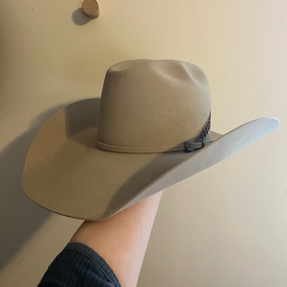 Tan Rodeo King Cowboy Hat with Cutter Crown